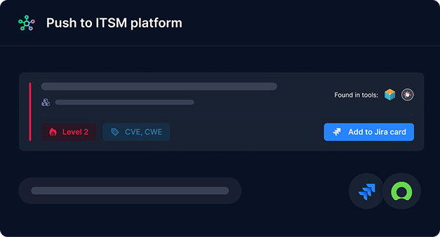 Push Issues to ITSM Platforms